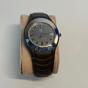 ESQ by Movado Titanium Men’s Watch Gray Dial Date Window Swiss Quartz
